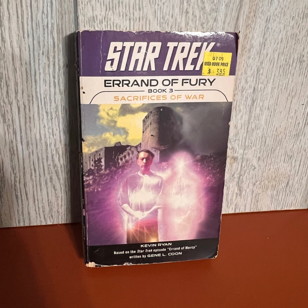 Star Trek Errand of Fury Book 3 Sacrifices of War Kevin Ryan Paperback 2009